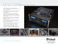 McIntosh MAC-7200 - Brochure 